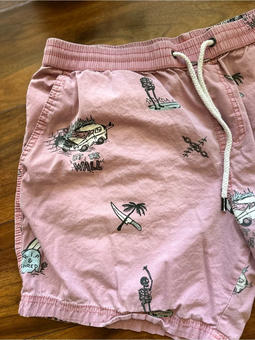 Cotton On Vintage vibe Beach Shorts Men’s Large - Picture 4 of 12